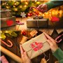 TRKETK 200 Pièces Etiquettes Kraft, Étiquettes en Forme de Cœur avec 20 m de Corde de Chanvre Étiquettes Cadeaux Vierges Double