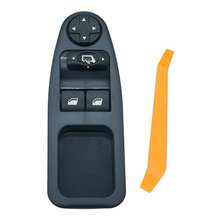 ZEALfix Interrupteur commande leve vitre bouton électrique pour fenêtre 6554.ZJ pour Dispatch Scudo 270 Expert