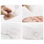 VASANA Lot de 4 flacons de voyage souples en plastique transparent de 100 ml - Flacons souples et rechargeables - Conteneurs de