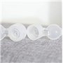 VASANA Lot de 4 flacons de voyage souples en plastique transparent de 100 ml - Flacons souples et rechargeables - Conteneurs de
