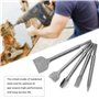 Ensemble de Burin, 5Pcs Mèche SDS Plus Ciseaux à Embout avec Burin Plat et Burin Pointu pour Marteau Rotatif Électrique