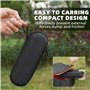 Flymile Étui de transport pour DJI Osmo Pocket 3, sac de rangement portable en nylon avec doublure en peluche douce, boîte de pr