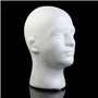 Tête de perruque - Tête de modèle masculin - Pour ranger ou afficher des perruques, des chapeaux, des masques, des lunettes de s