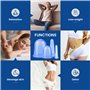 4 pièces Ventouses en silicone,Ventouses en silicone Soin en Massage,Tasses de Massage en Silicone,ventouses pour le corps et le