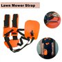 Harnais d'épaule confortable pour débroussailleuse - Harnais pour débroussailleuse - Accessoires pour tondeuse à gazon - Ceintur