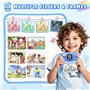 Subtail Appareil Photo Instantané Enfant - 2.4 Écran Appareil Photo Numérique Enfant avec Mode Selfie et Carte 32GB et Papier d'