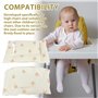 WANDGU Coussin Chaise Haute Bebe: Coussin pour Chaise Haute Tripp Trapp Stokke avec un Joli Motif pour un Nettoyage Facile Détac