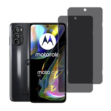 YIFNTANG [2 Pièces] Verre Trempé Anti-espion pour Motorola Moto G82/Edge (2022)