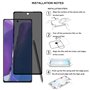 YIFNTANG [2 Pièces] Verre Trempé Anti-espion pour Samsung Galaxy Note 20 5G,9H Dureté, Anti Rayures,Sans Bulles,Privacy Protecti