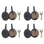Futheda 4 Paires Bicyclette Plaquettes de Frein à Disque Semi-Métalliques compatibles avec AVID BB5