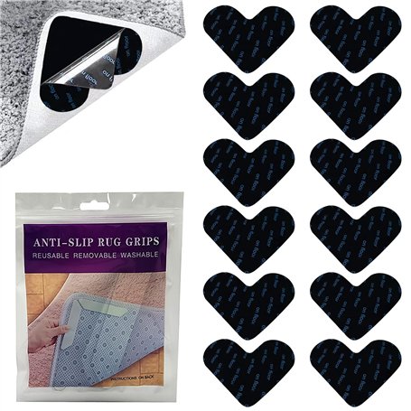 Kryzulax 12 Pièces Anti Derapant Tapis