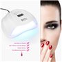 lampe à ongles LED UV avec 36 lumières et capteur automatique et 4 minuteur(EU) 54 W