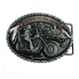 Lkmy Boucle de ceinture pour homme avec tête de mort 3D