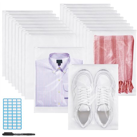 Zosenyer 40 Pièces Pochette Rangement Valise