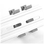 20 Pièces Support De Montage PCB C45 Montage Sur Circuit Imprimé DIN Adaptateur Pour Rail PCB DIN Rail PCB DIN Support Convient