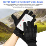 JNEYVIC Gants Moto Homologués Gants Tactiques Unisexe Ecran Tactile Scooter Motocross Respirant avec Protection Gant Scooter pou
