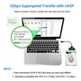 Cable sata to usb Adaptateur usb sata Compatible avec les disques durs externes et internes Adaptateur SSD/HDD 2,5 pouces Compat