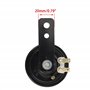 WOOSTAR 12V Moto Klaxon électrique 105db Étanche Remplacement pour Scooter Cyclomoteur Pit Bike Dirt Bike
