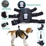 DUTTY Harnais réglable pour caméra d'action pour chien GoPro Hero 7 6 5 4 Xiaoyi Sports Cam Sangle de poitrine