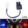 Keenso 2 Broches Relais de Clignotant Electronique à LED Automatique Universel 12V Flasher Relais Moto Clignotant IndicateuR