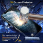 JEHOO 2 Pièces pour iPhone 11 Pro Max/XS Max 6.5 Pouces Verre Trempé Anti Espion, Confidentialité Protection Dureté 9H Antichoc 