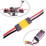 Yiqigou 2 Paires Amass XT60H XT60 Mâles Femelles Fiche Prise Connecteur Adaptateur avec 150 mm Câble en Silicone 12 AWG