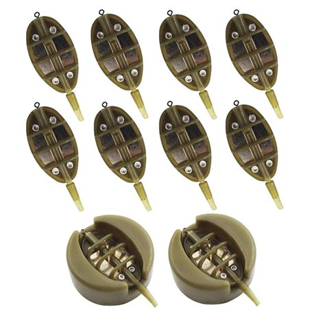 10 Pièces Pêche Méthode Feeder en Ligne