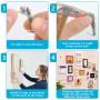 Kit de Crochets d'Image Accroche Tableau