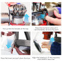 Bac à Poussière Transparent compatible avec Dyson V7 V8 SV10 SV11 Accessoire Aspirateurs Pieces detachees