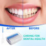 200 Pcs Brossettes Interdentaire,Bâtonnet Interdentaire Soft,pour Nettoyage Des Dents et La Santé Bucco-dentaire (Bleu)