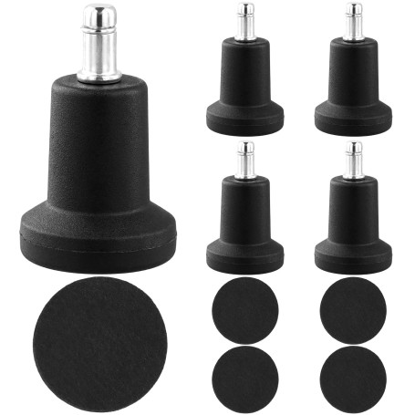 QWORK® 5 Pièces Remplacement Roulettes de Chaise