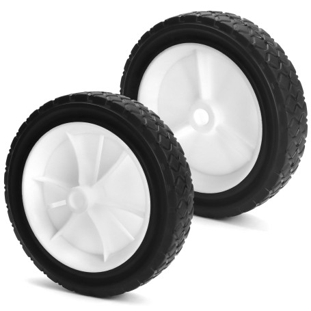 QWORK® Lot de 2 Roue e Remplacement pour Tondeuse