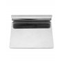 QWORK® spatule à pâte, grattoir de cuisine, gadget de cuisine, 14 X 12 cm, inox