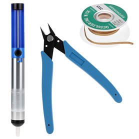 QWORK® 3 pièces ensemble d'outils de retrait de soudure