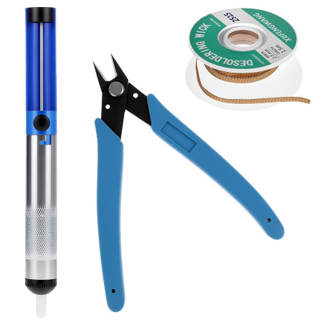 QWORK® 3 pièces ensemble d'outils de retrait de soudure