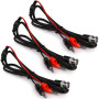 CLDIY Lot de 3 câbles de mesure BNC pour oscilloscope - Test BNC vers double empilage