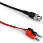 CLDIY Lot de 3 câbles de mesure BNC pour oscilloscope - Test BNC vers double empilage