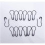 HAMIYELL Lot de 1 000 épingles à nourrice en métal noir pour ampoule, gourde, calebasse pour vêtements, travaux manuels et acces
