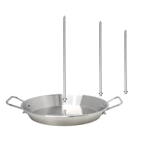 LIANGMEI Brochette verticale en acier inoxydable pour barbecue