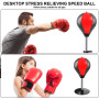 Sac de frappe debout, avec ventouse super puissante et pince de table, sac de frappe de table, sac de frappe de bureau, punching