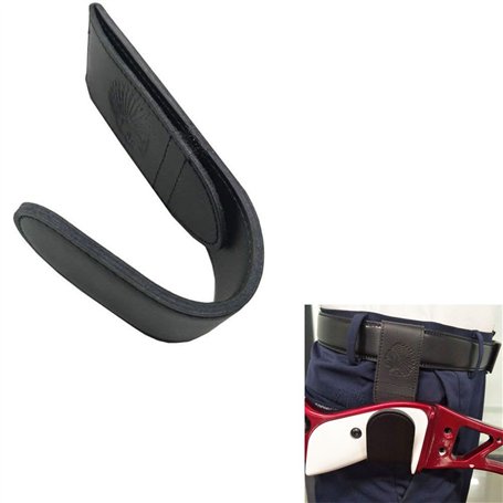 Sharrow Accessoires de tir à l'arc Crochet en cuir Support de ceinture pour archet courbé