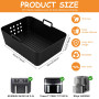 Panier Silicone Air Fryer Rectangulaire
