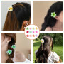 ZkateTrade 12 Pièces Pince Cheveux Fleur, Petite Pinces à Griffes Fleur Antidérapantes, Barettes Cheveux Fleur Forte Grip Pour F