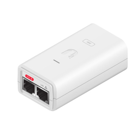 Câble Réseau Rigide UTP 6ème Catégorie UBIQUITI POE-24-12W-G-WH Blanc