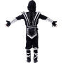 Spooktacular Creations Ensemble de costumes Silver Ninja Deluxe avec accessoires en mousse Ninja jouets pour enfants Kung Fu Out
