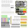 Lot de 221 accessoires de pêche