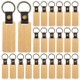 30 Pièces Porte-Clés En Bois