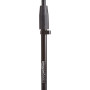 Amazon Basics Support de Microphone Trépied avec Perche, Jusqu'à 218 cm, Inclinable et Réglable, Acier Ultra-Léger, Transportabl