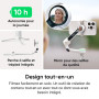 Insta360 Flow 2 Pro Gris Pack créateur - Stabilisateur IA Pliable pour téléphone, Apple DockKit, Suivi 360°, Perche à Selfie et
