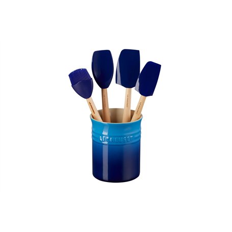 Le Creuset 79003002200000 Verre à ustensiles en céramique Bleu azure